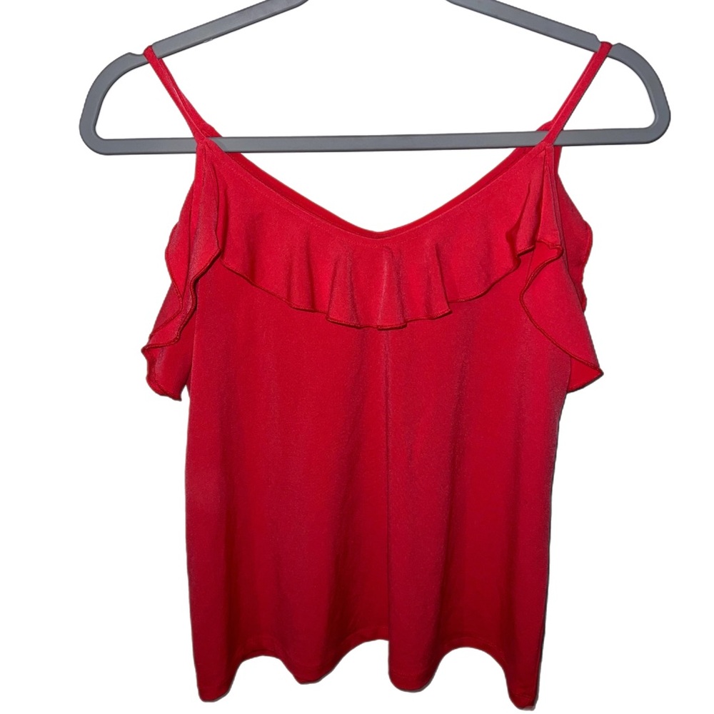 Banana Republic Pink Ruffle Blouse C44